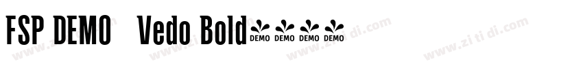 FSP DEMO   Vedo Bold字体转换